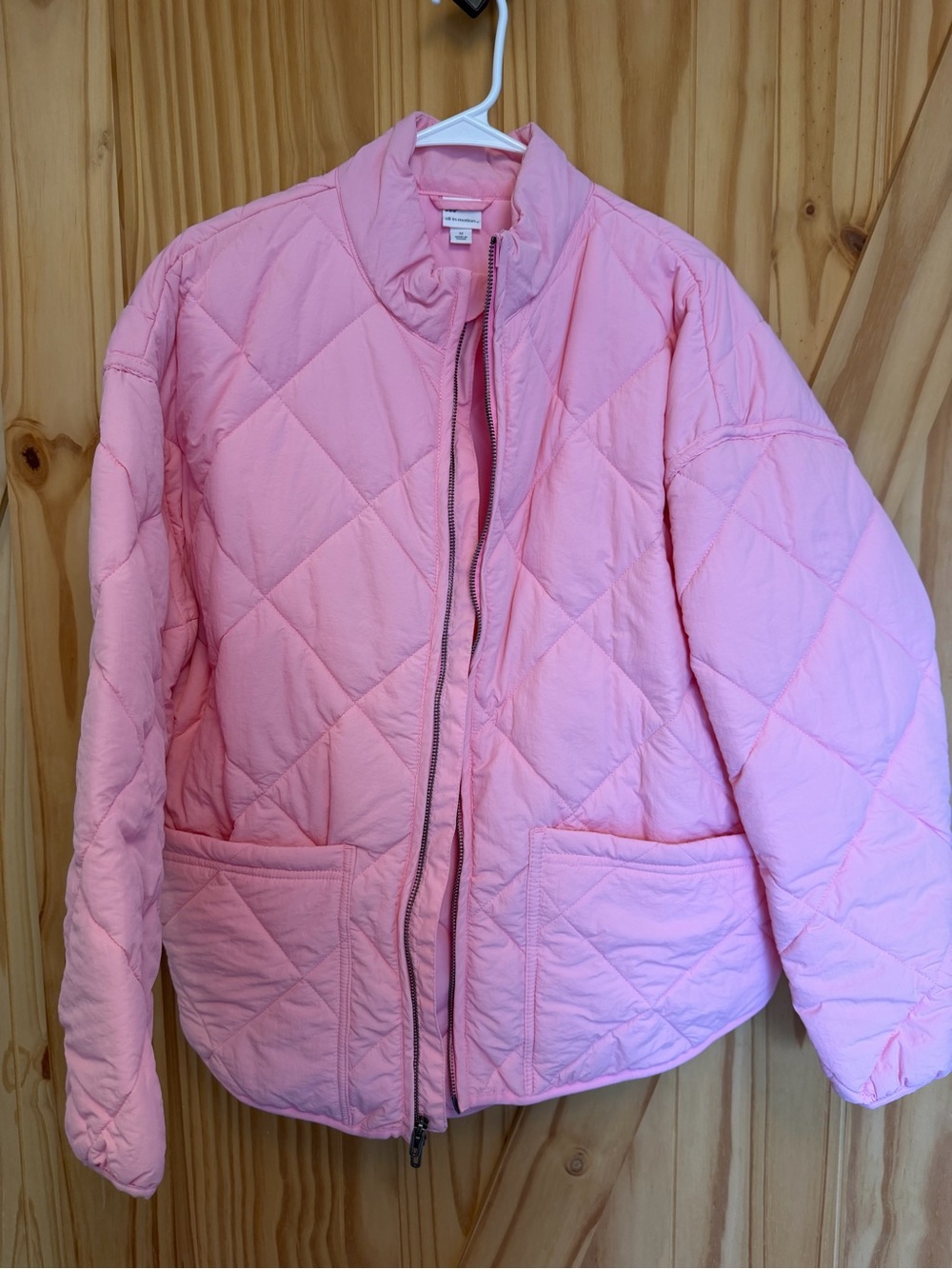 all in motion Quilted Light Pink Puffer Jacket
